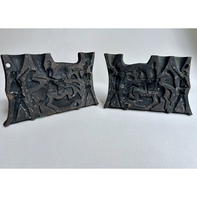 American Pair of Antique Make a Toy Co. Handled Toy Soldier Casting Moulds For Sale - Image 3 of 17