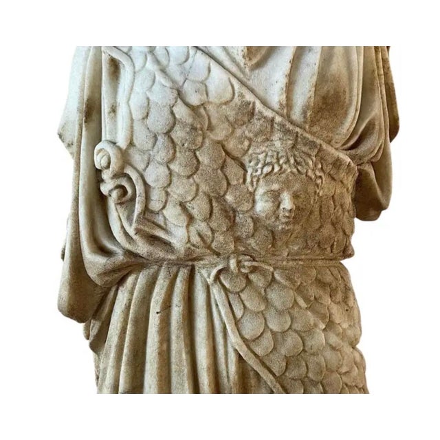 Greek Roman Marble Torso Sculpture on Iron Stand, 20th Century, Italy For Sale - Image 11 of 18