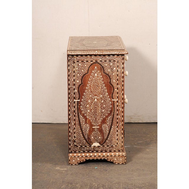 Remarkable Ornate Cabinet With Bone Inlay For Sale - Image 12 of 12