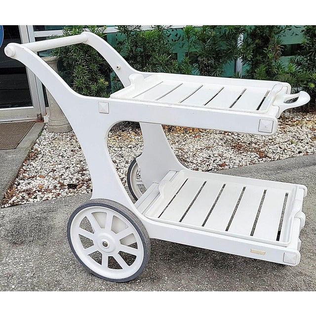 French Bar Serving Cart Triconfort Riviera For Sale - Image 10 of 10