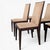 Six Dining Chairs – Elegant Wooden Dining Chairs, Modern, Contemporary, Faux Suede, Comfortable Seating For Sale - Image 17 of 18