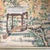 Wood 18th Century Chinese Watercolor Wallpaper Painting Bird of Paradise Floral Garden For Sale - Image 7 of 15