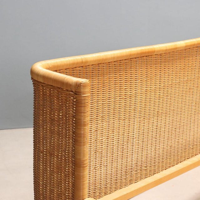 Vintage Wicker Bed, 1980s For Sale - Image 4 of 9