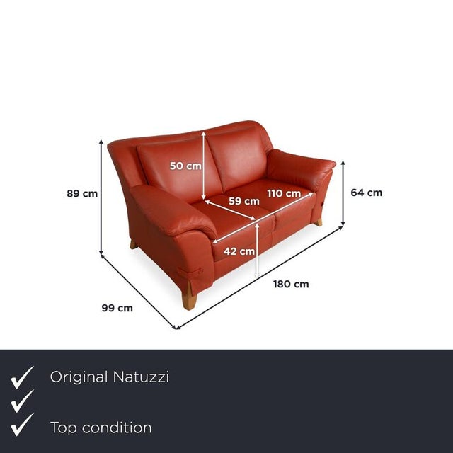 This Natuzzi sofa is a powerful eye-catcher, perfectly blending Italian flair and luxurious seating comfort. Upholstered...