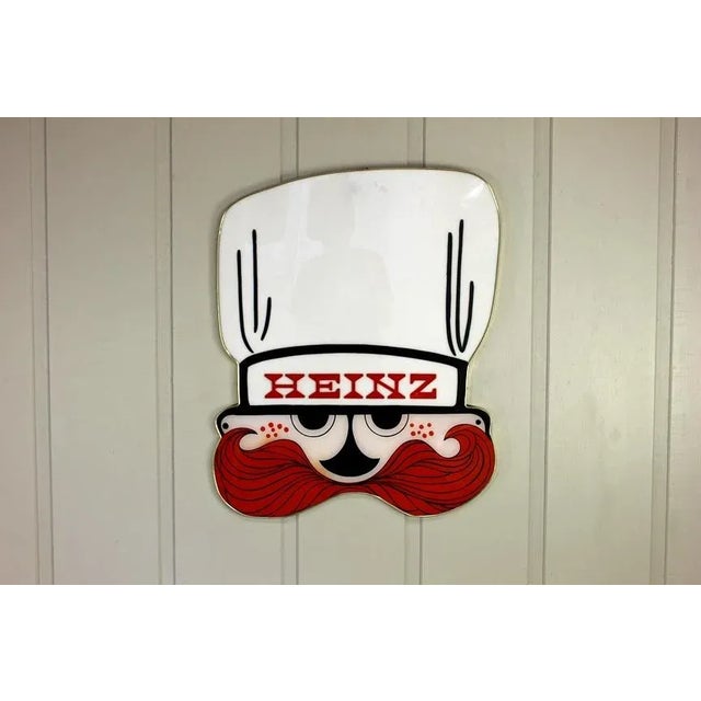 Vintage 70's Heinz Products Chef Sign Retro Dry Erase Board Store Advertising For Sale - Image 9 of 9