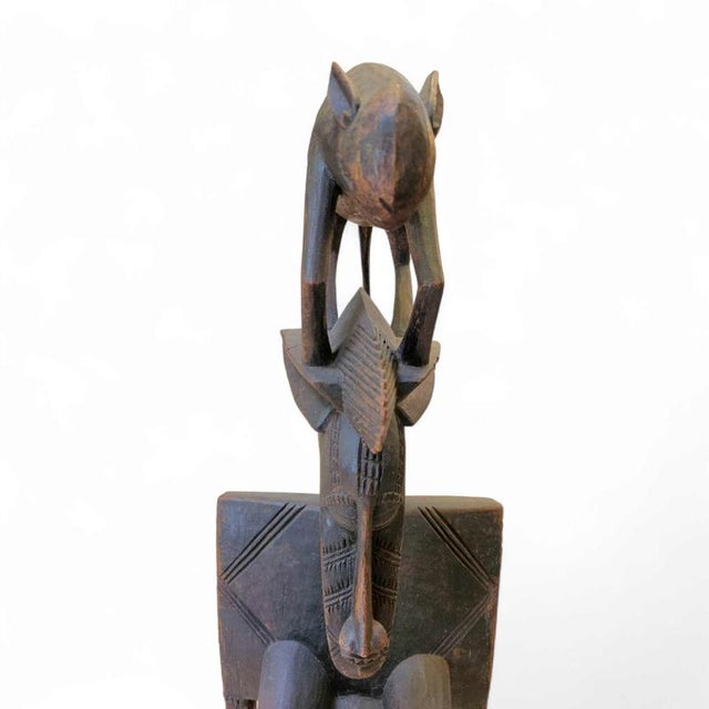 African Wooden Dogon Figure Sculpture, 1960s For Sale - Image 5 of 16