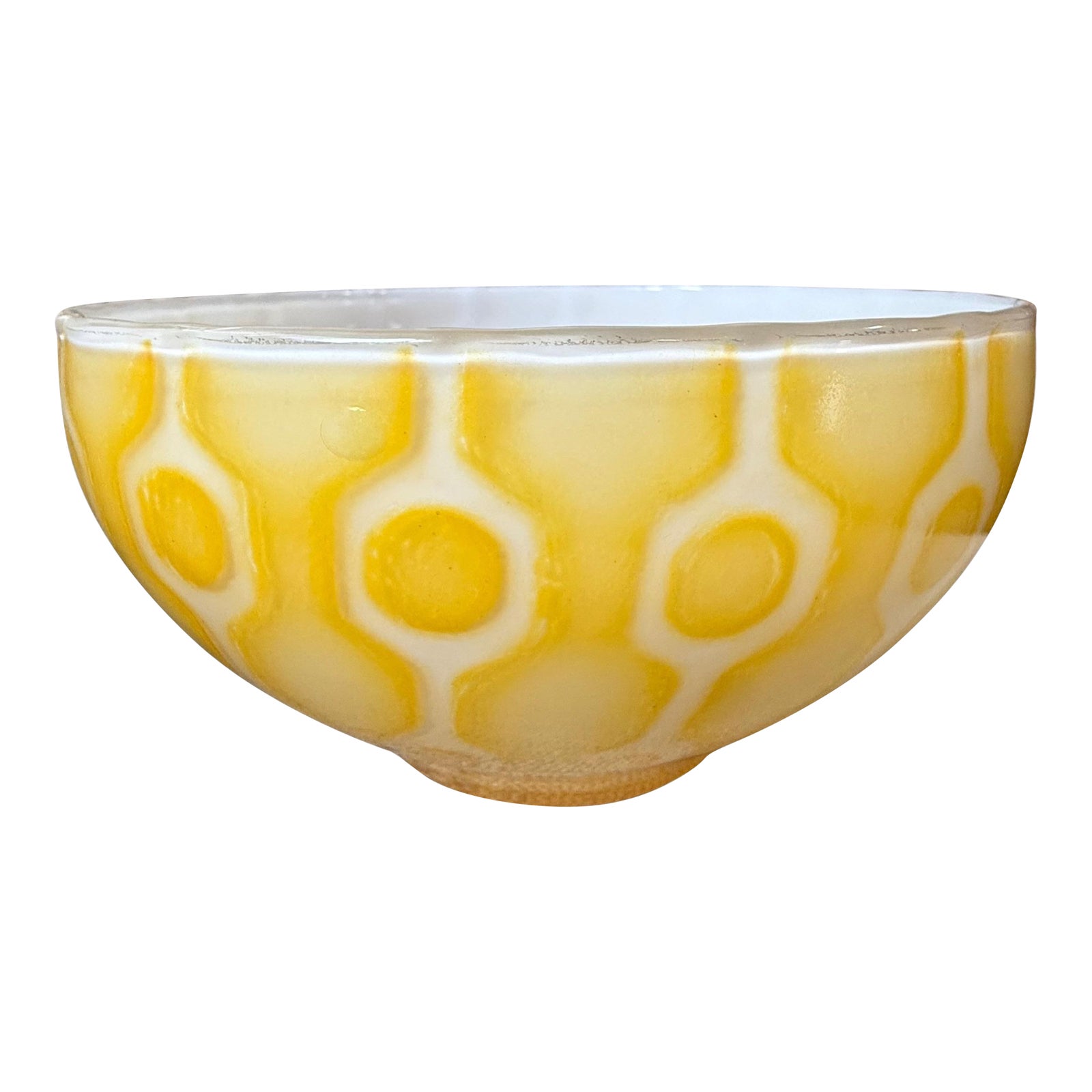 Kosta Boda Olle Brozen Glass Lolly Bowl | Chairish