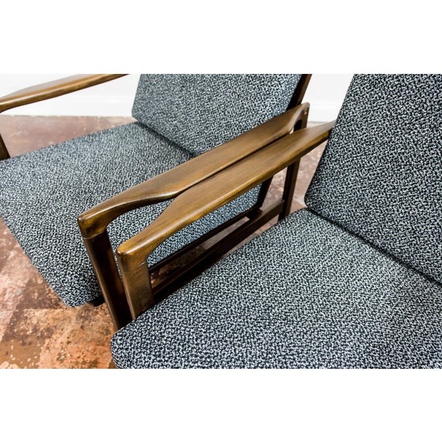 Set of B-7522 Armchairs attributed to Zenon Bączyk, 1960s, in Restored conditions. Designed 1960 to 1969 This piece is...