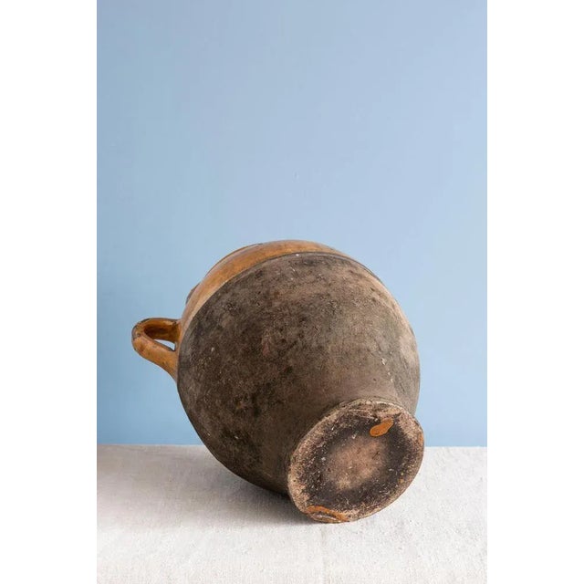 Sculpture Materials French Glazed Ochre Jug, 19th Century For Sale - Image 7 of 8