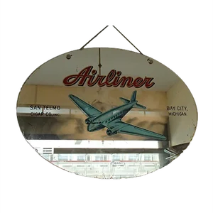 Decorative Airliner Mirror, 1950s
