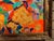 Yellow Original Abstract Painting on Canvas by Serg Graff "Cheese", Coa, Gold Frame For Sale - Image 8 of 9