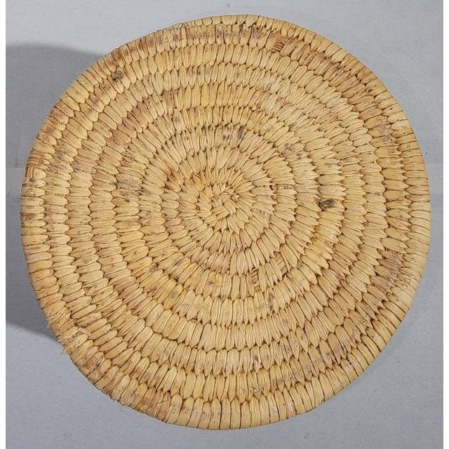 American Indian Papago Lidded Basket For Sale - Image 4 of 6