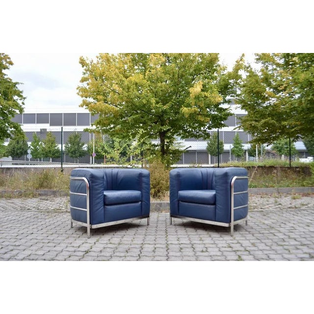 Leather Onda Sofa & 2 Armchairs by De Pas, D'Urbino & Lomazzi for Zanotta, Set of 3 For Sale - Image 16 of 18