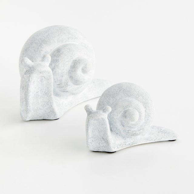 Kenneth Ludwig Chicago Serene Snails, Set Of 2 For Sale - Image 4 of 5
