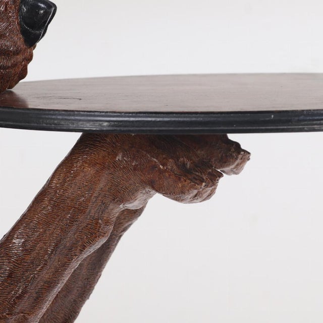 A Whimsical Hound Dog Resin Side / Butler Table. Contemporary. For Sale In Greensboro - Image 6 of 7