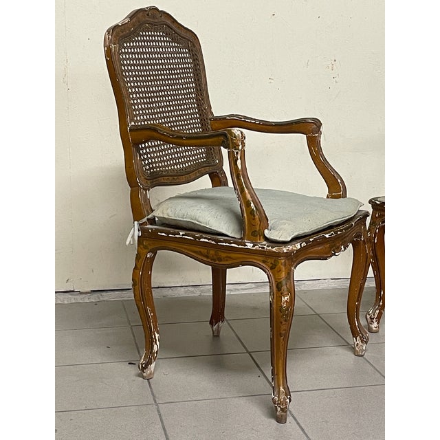 18th Century Louis XV Armchairs, Set of 2 For Sale - Image 5 of 18