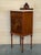 1900s, Art Nouveau Pair of Mahogany Nightstands with Crest Marble Top For Sale - Image 6 of 18