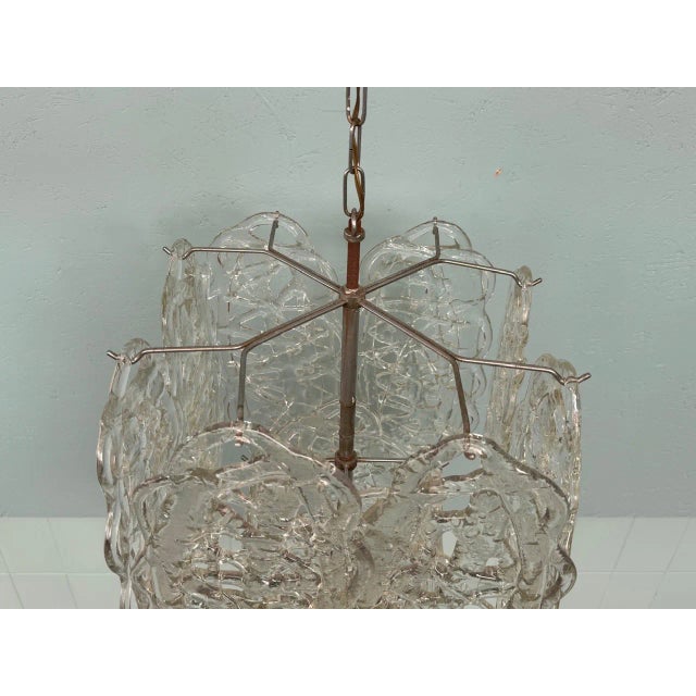 Italian Glass Ragnatela Model Pendant from Mazzega, 1960s For Sale - Image 12 of 18