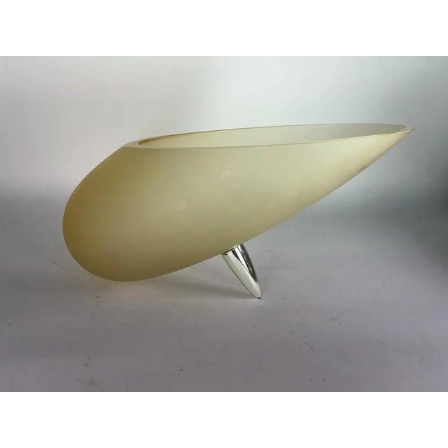 Goldenrod Murano Cut by Ivan Baj for Arcade, Italy, 1990s For Sale - Image 8 of 10