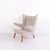The papa bear chair, model ap19, designed by hans j. Wegner in 1951. Upholstered in light grey hallingdal fabric with...