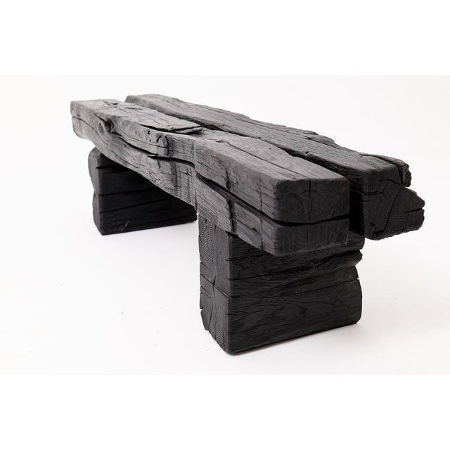 Garden Bench by Logniture For Sale - Image 14 of 16