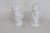 Japanese Mid 20th Century White Ceramic Salt and Pepper Shakers 2pc Pair Laughing Buddha Figurines For Sale - Image 3 of 10