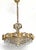 Brass and Lead Crystal Six-Light Chandelier from Joska Bodenmais, 1970s For Sale - Image 4 of 9