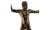 Neo-Classical Nude Bronze Zeus Figurine on a Black Marble Base For Sale - Image 4 of 9