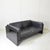 Black Lacquered Wood and Leather Two-Seater Sofa by Kazuhide Takahama for Gavina, 1970s For Sale - Image 11 of 11