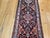 Vintage Bakhtiari Tribal Runner, Hand-Knotted Wool, Floral Bouquets & Medallions, Navy & Ivory, 3x12 For Sale - Image 10 of 16