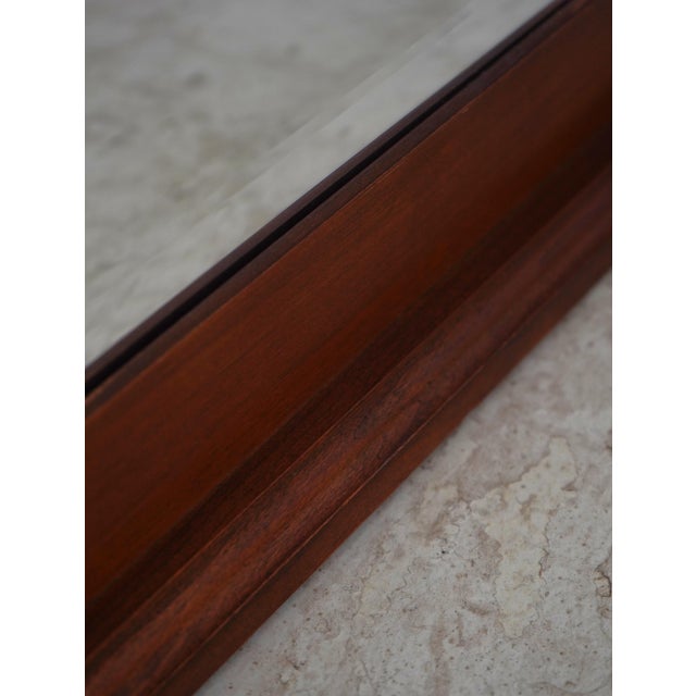 2000 - 2009 Stickley Cherry Regency Style Hanging Wall Mirror For Sale - Image 5 of 10