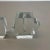 Glass Brutalist German Rock Glass Vases attributed to Peill and Putzler, 1970s, Set of 2 For Sale - Image 7 of 18