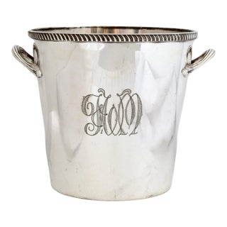 Antique Elkington Silverplate Champagne Bucket For Sale