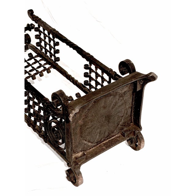 Thomas Jekyll (Attr.) (1827-1881) Cast and Wrought Iron Walking Stick Stand, Umbrella Stand, or Fire Place Tool Stand c.1875 For Sale - Image 12 of 12