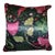 Maximalist Tropical Jungle Animal Print Pillow, 20" Square For Sale