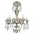 Pair of Late 19th Century Irish Georgian Style Cut Crystal Chandeliers. Beautifully cut matched pair of George III Six...