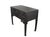This 19th century elegant console table features a classic three-drawer configuration, each fitted with traditional brass...
