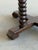 Wood Vintage Bobbin Leg Round Dining Table For Sale - Image 7 of 9