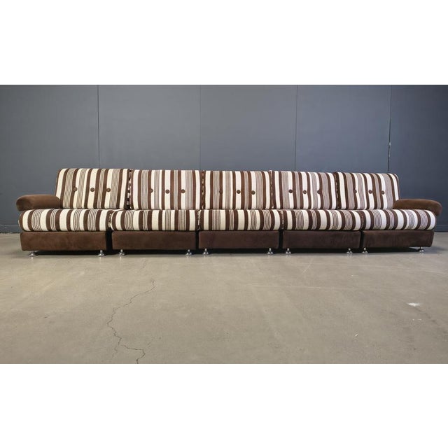 Modular Seventies Sofa Set with 5 Elements, Germany, 1970, Set of 5 For Sale - Image 6 of 10