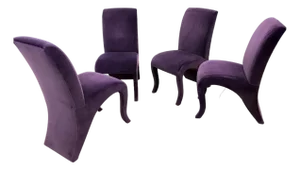 1980s Set 4 Attributed to Dialogica Sergio Savarese Iconic Splash Chairs Ready to Go