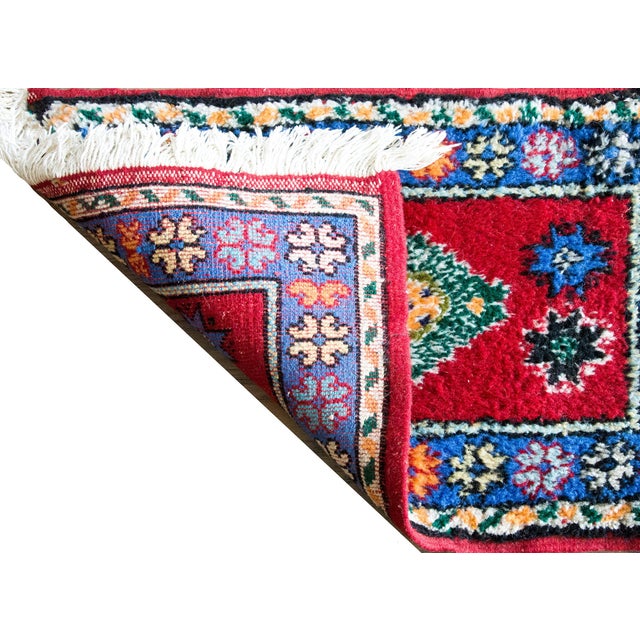Vintage Petite Moroccan Rug For Sale - Image 13 of 15