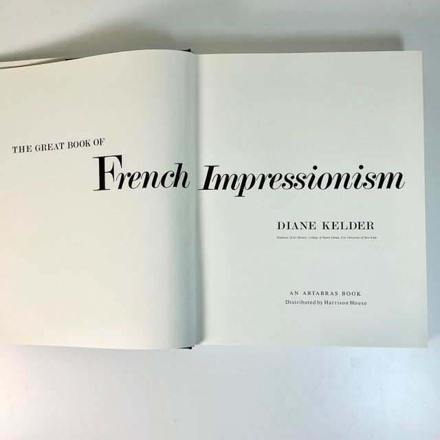 This is a massive art history coffee table book entitled 'The Great Book of French Impressionism'. Published in 1980 by...