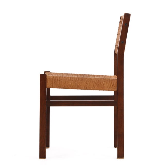Set of four Dutch modern dining chairs designed by Martin Visser and Walter Antonis for ’t Spectrum, circa 1960s. Features...