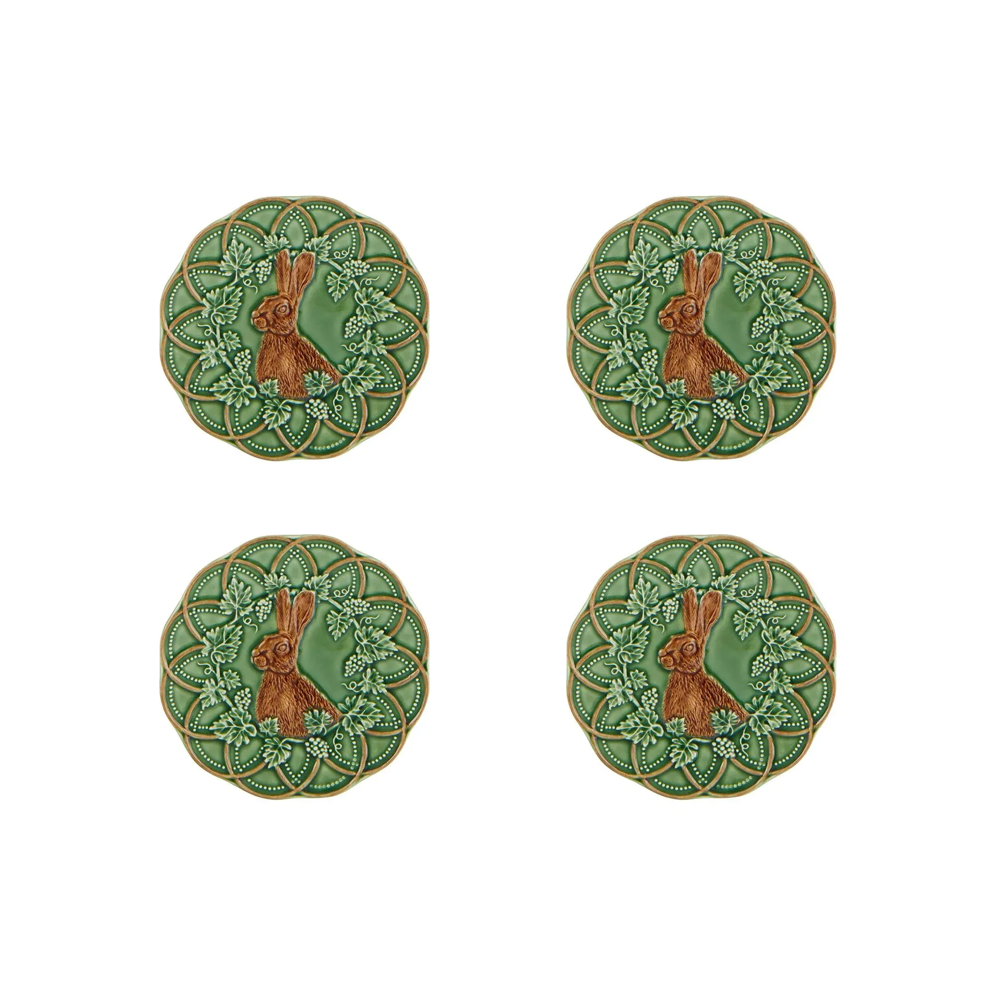 Bordallo Pinheiro Woods Bread and Butter Plates - Thumbnail 3