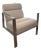 Late 20th Century Bernhardt Marco Chair B4022 With Brushed Stainless Steel Frame For Sale