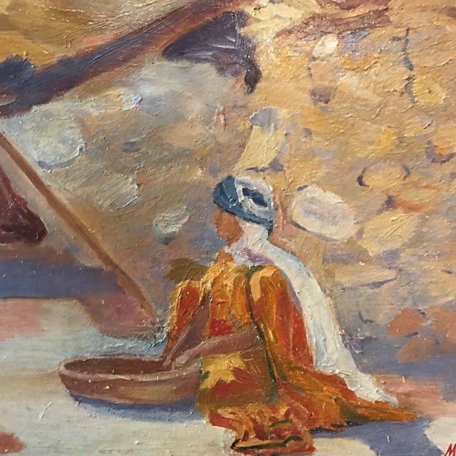 Mathilde Lenoir French Oil on Canvas Painting For Sale - Image 4 of 8