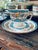 Vintage Crown Staffordshire Lyric Tunis Blue Fine Bone China Teacups & Saucers – 13 Pieces For Sale - Image 12 of 12