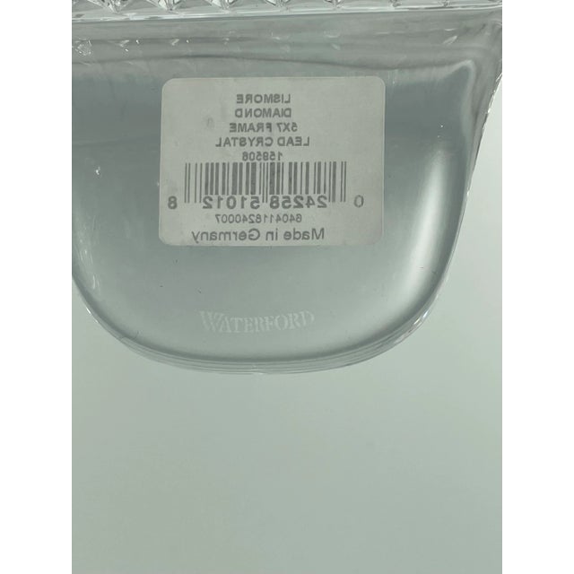 Glass 1990s Waterford Crystal Lismore Diamond Photo Frame For Sale - Image 7 of 11