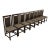 Frank Lloyd Wright for Cassina Arts & Crafts Dark Cherry Wood Dining Chairs, Set of Eight For Sale