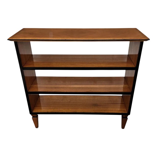 Vintage Italian Bookcase in Walnut, 1960s For Sale